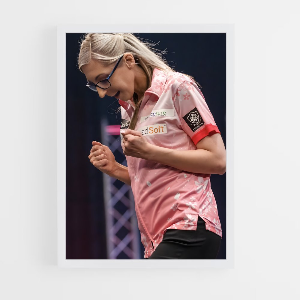 Poster Duel de Dames – affiche Fléchettes (vue 3)
